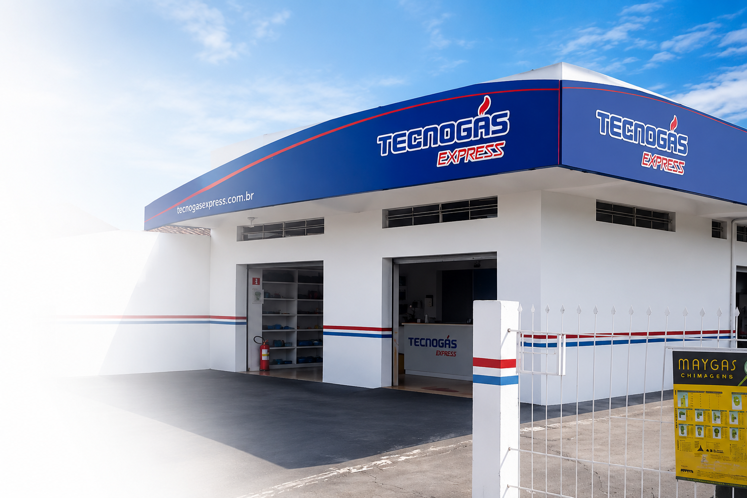Fachada Tecnogás Express